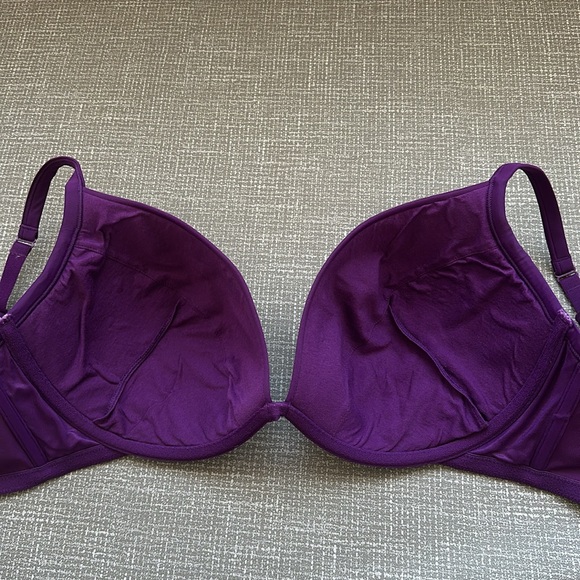 Cacique Padded Full Coverage Underwire Purple Bra size 40DDD - Picture 4 of 9